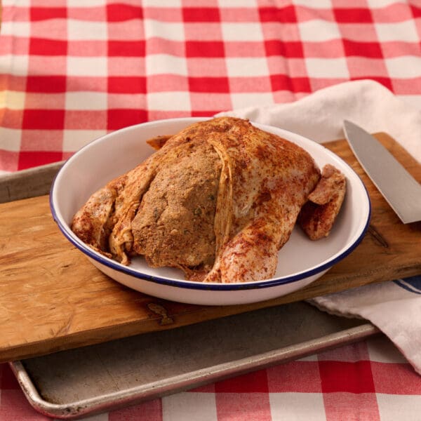 Deboned Chicken stuffed with Boudin