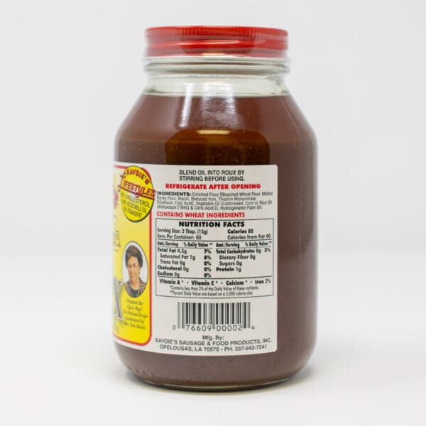 Savoie Dark Roux- 32 oz. - Image 2