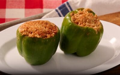 Crawfish Boudin-Stuffed Bell Peppers: A Perfect Lenten Meal